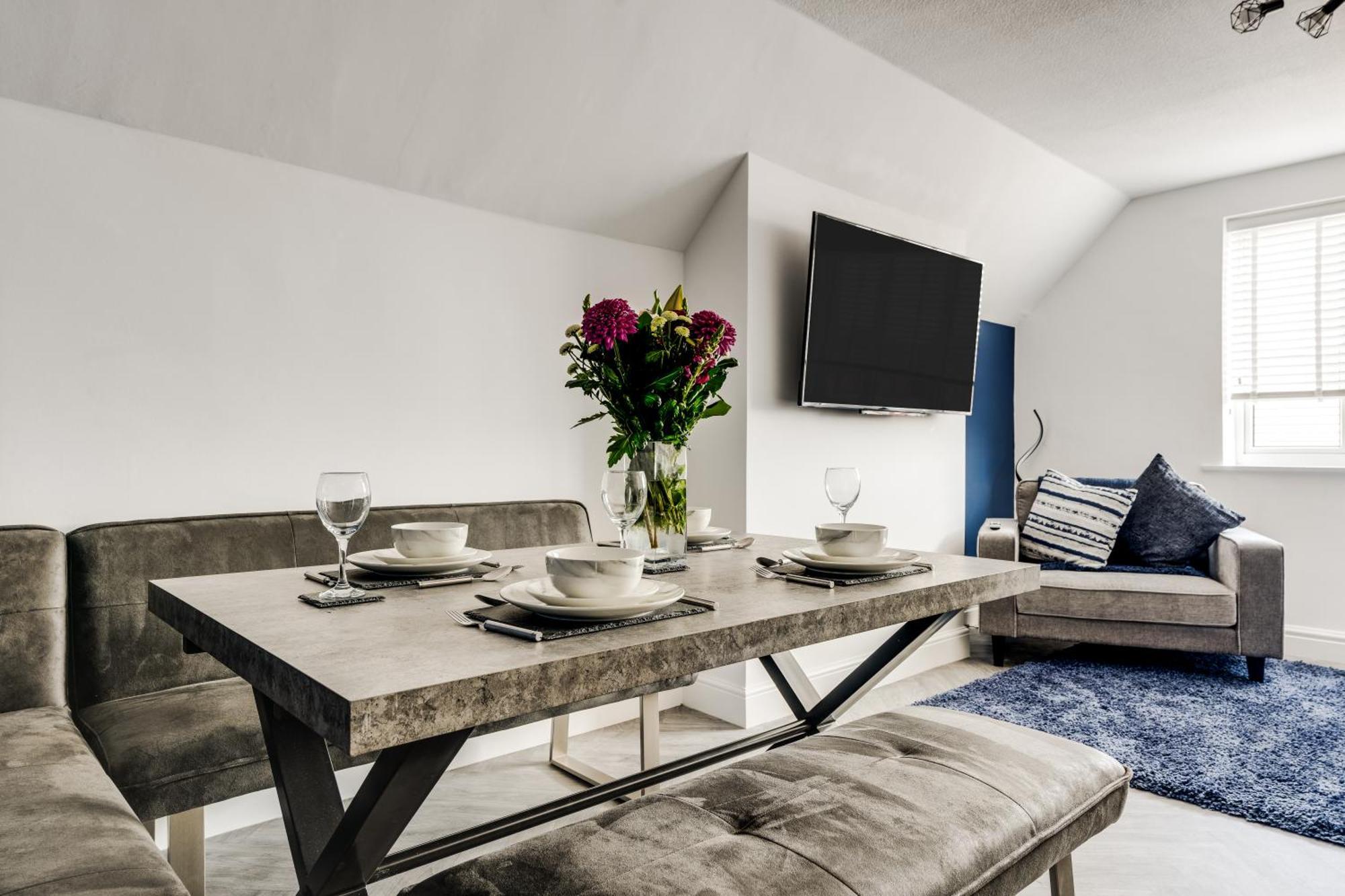 St David'S - Stylish 2 Bed Apartment, Free Parking, Close To Beach Lytham St Annes Buitenkant foto